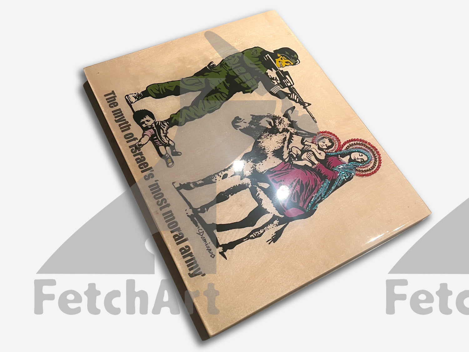 The Most Moral Army-Original Paintings With Resin And Mixed Medium