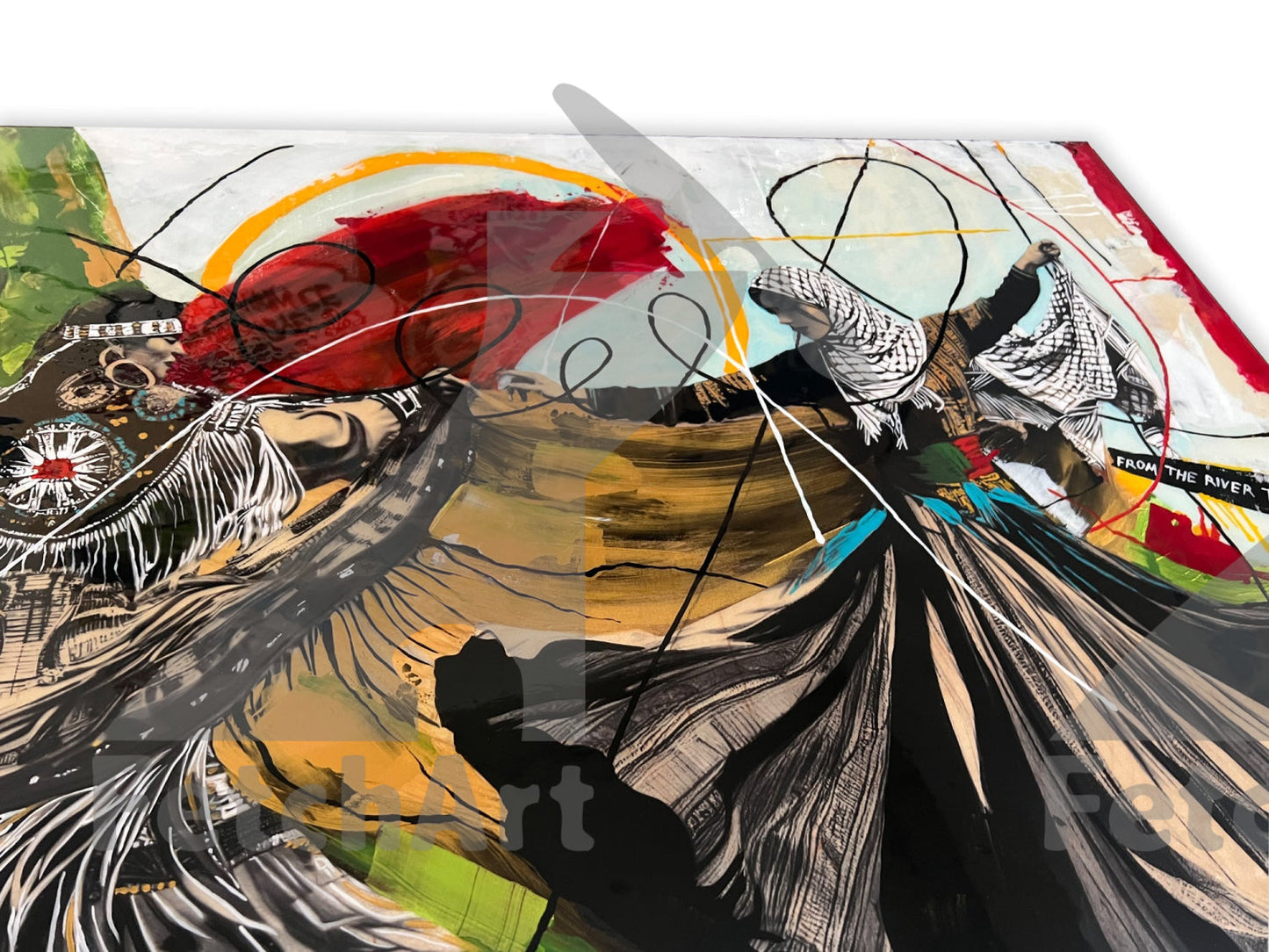 Women Freedom Dance: A Symbolic Fusion Of Indigenous Spirit And Palestinian Resilience